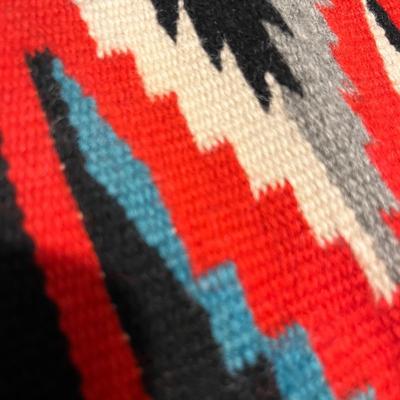 Southwestern woven small blanket