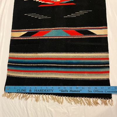 Southwestern woven small blanket