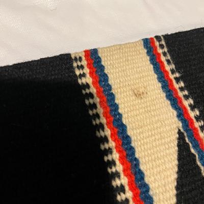Southwestern woven small blanket