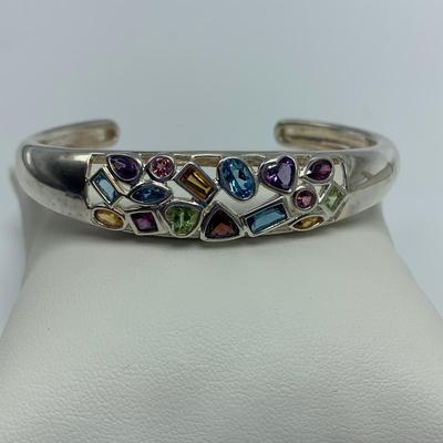 Two 925 Multicolored Gem Stone Sets (B3-KW)