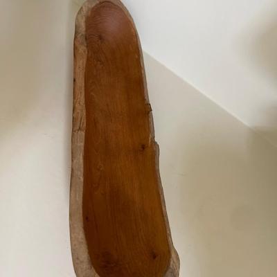 hand, carved teak wood bowl