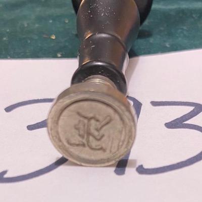 Vintage K Stamp