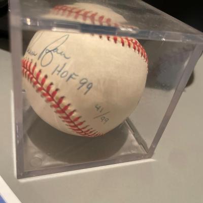 Nolan Ryan signed ball