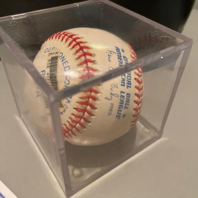 Nolan Ryan signed ball