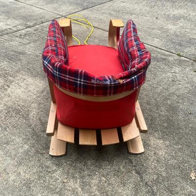 Child Wooden Sled (G-TF)