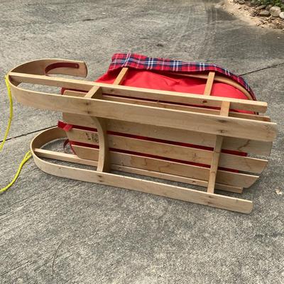 Child Wooden Sled (G-TF)