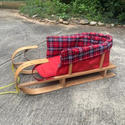 Child Wooden Sled (G-TF)