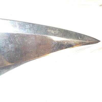 Medieval Hornet Bowie Knife 17 in with sheath. / est $25 to $75.