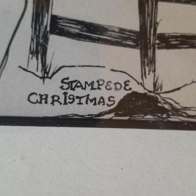 RARE Seven Greeley Independance Holiday Framed Prints Numbered and Signed