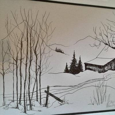 RARE Seven Greeley Independance Holiday Framed Prints Numbered and Signed