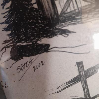 RARE Seven Greeley Independance Holiday Framed Prints Numbered and Signed