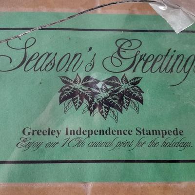 RARE Seven Greeley Independance Holiday Framed Prints Numbered and Signed