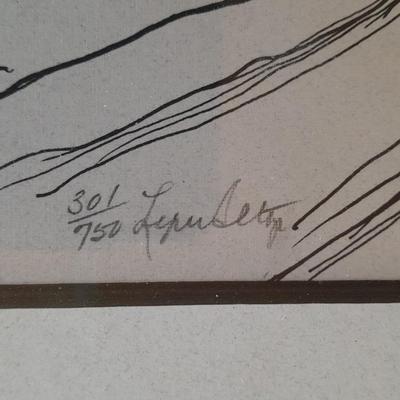 RARE Seven Greeley Independance Holiday Framed Prints Numbered and Signed