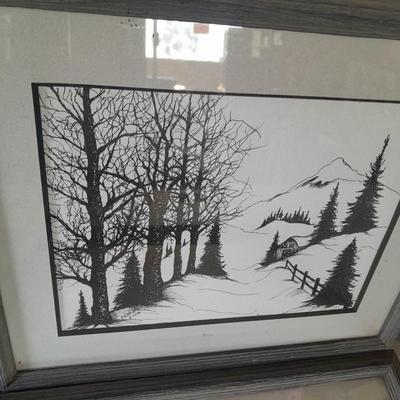 RARE Seven Greeley Independance Holiday Framed Prints Numbered and Signed