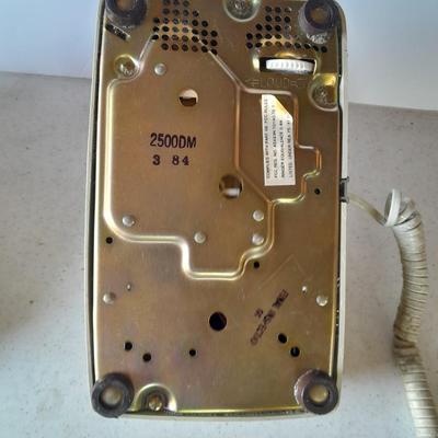 Two vintage push button / touch tone phones Radio Shack and Stromberg