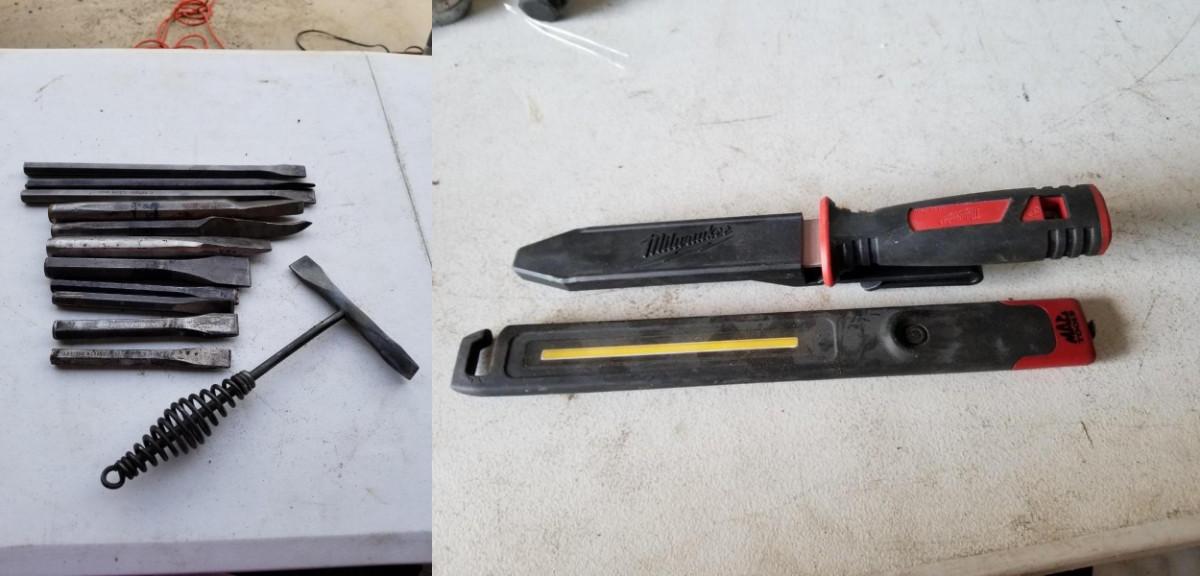 MAC Tools Light and Prybars
