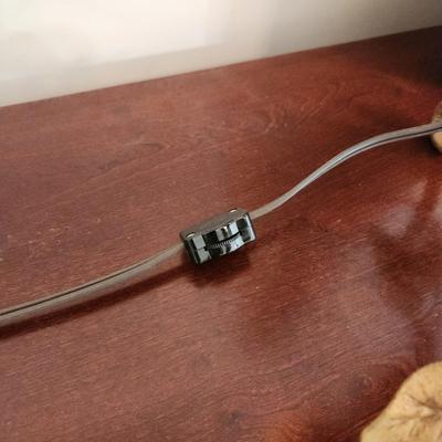 Heavy Metal Table Lamp 22" tall