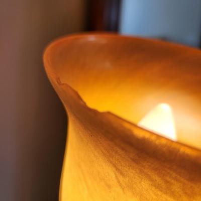 Heavy Metal Table Lamp 22" tall