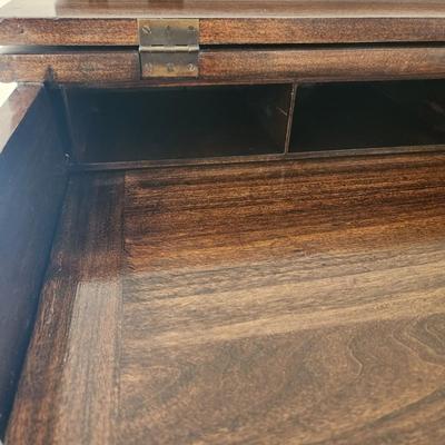 Solid Wood Secretary Writing Table Desk 33Lx19Wx31H