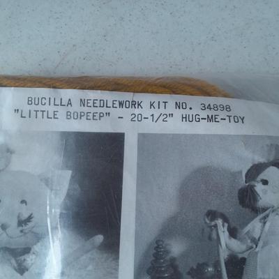 Two vintage Bucilla Needlework kits > opened but appear complete