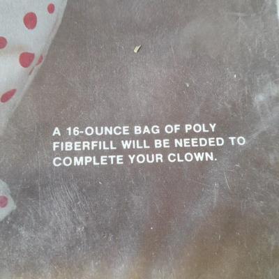 Two Ginger Mills craft kits Bee a clown and Love a clown