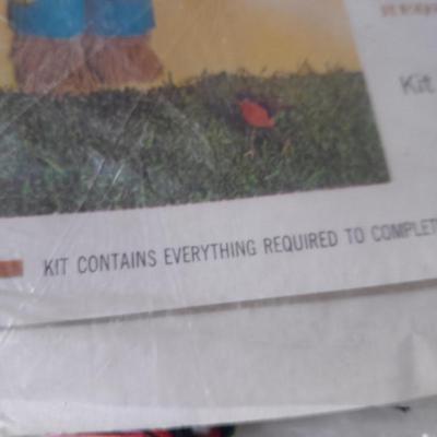 Bucilla "Mister Scarecrow" Toy doll 26" tall crafting kit, perfect for fall!