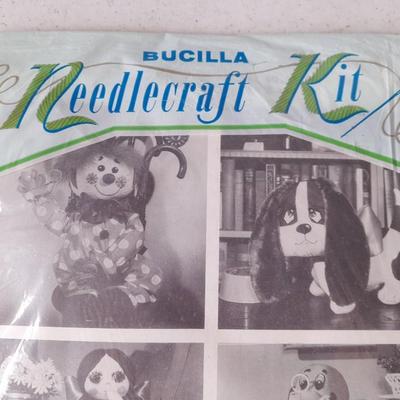 Vintage Bucilla needlecraft kit "windsome dolly"