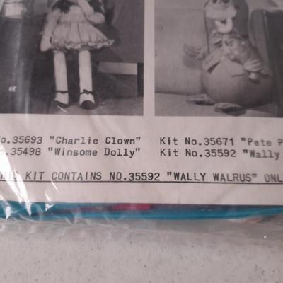 Bucilla needlecraft kit " Wally Walrus"