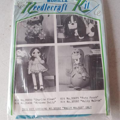 Bucilla needlecraft kit " Wally Walrus"