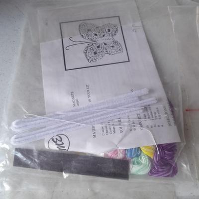 Crafting, needlework, kits and build a baby doll