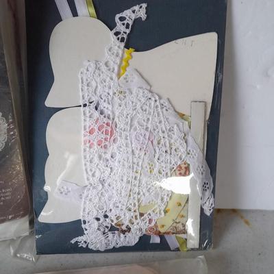 Crafting, needlework, kits and build a baby doll