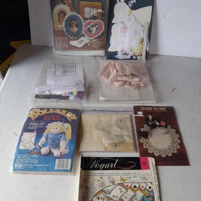 Crafting, needlework, kits and build a baby doll