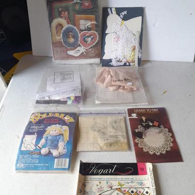 Crafting, needlework, kits and build a baby doll