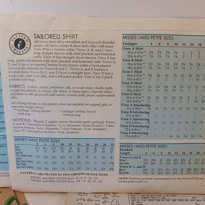 Vintage sewing patterns and transfer patterns