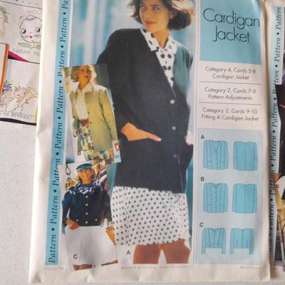 Vintage sewing patterns and transfer patterns