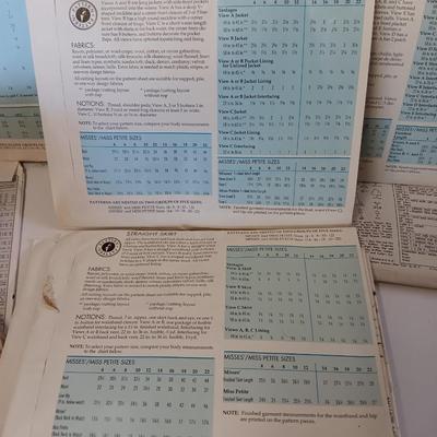 Vintage sewing patterns and transfer patterns