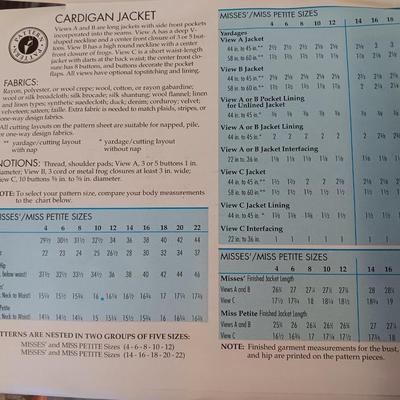 Vintage sewing patterns and transfer patterns