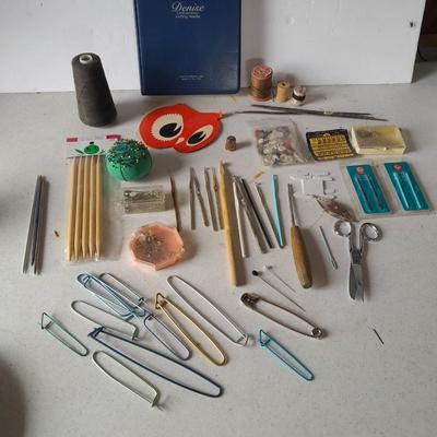 Denise Interchangeable Knitting needles and lots of sewing and crafting supplies