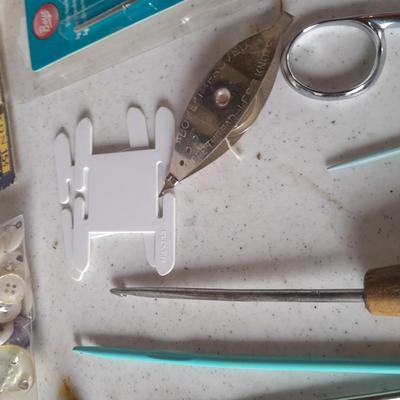 Denise Interchangeable Knitting needles and lots of sewing and crafting supplies