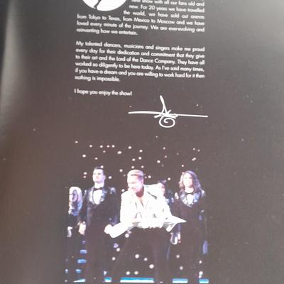 Dance / Musical programs Signed Terry Fator- 1953 Follies - and Flatley Lord of the Dance Dangerous Games Programs