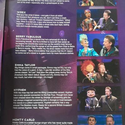 Dance / Musical programs Signed Terry Fator- 1953 Follies - and Flatley Lord of the Dance Dangerous Games Programs