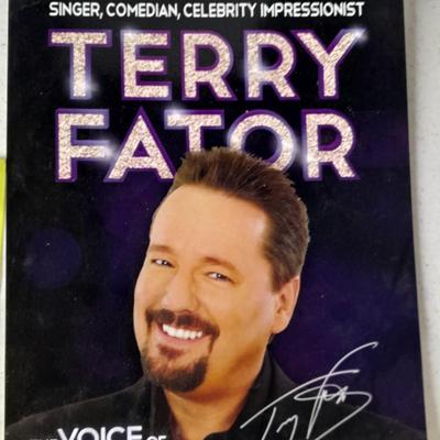 Dance / Musical programs Signed Terry Fator- 1953 Follies - and Flatley Lord of the Dance Dangerous Games Programs