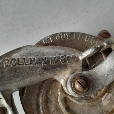 Vintage Pollman No. 3 Cherry Stoner Cherry pitter hand crank table vise mount