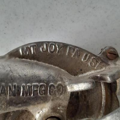 Vintage Pollman No. 3 Cherry Stoner Cherry pitter hand crank table vise mount