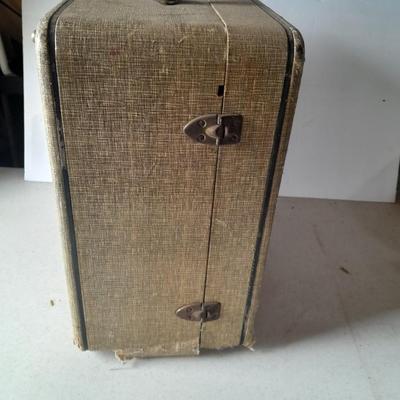 Antique portable electric record player