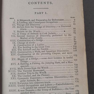 Vintage Illustrated Swiss Family Robinson hardback book Belford, Clarke & Co.