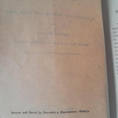 Vintage Illustrated Swiss Family Robinson hardback book Belford, Clarke & Co.