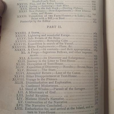 Vintage Illustrated Swiss Family Robinson hardback book Belford, Clarke & Co.