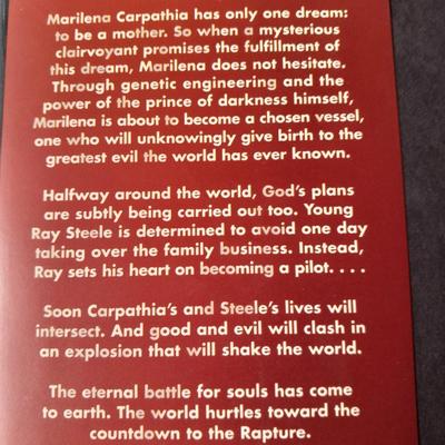 Two autographed books - The Rising Signed Tim LaHaye and Jerry Jenkins - Eye of the Beast Terry Adams Signed