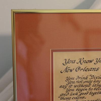 You Know You're At Home In New Orleans When ...  - Jean Patterson, 1982